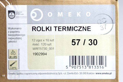 Omeko rolka 57 x 30 m 10
