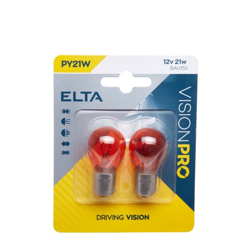 ELTA VISION PRO PY21W 12V ORANŽOVÁ ŽIAR