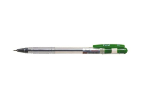 GUĽOVODOVÉ PERO S ČIAPKOM ZELENÝ FLEXI PENMATE 0,7 MM