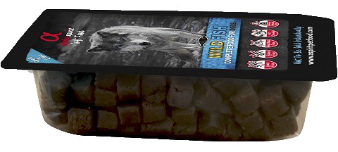 Alpha Spirit WILD FISH podnos na krmivo polomäkký 200g