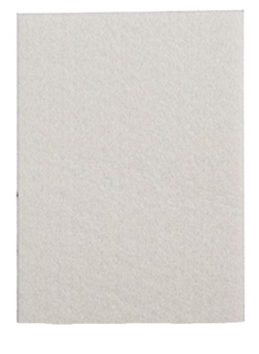 Plstené podložky na nábytok, stoličky, stoličky, VEĽKÉ, biele, hrúbka 9 cm x 13 cm