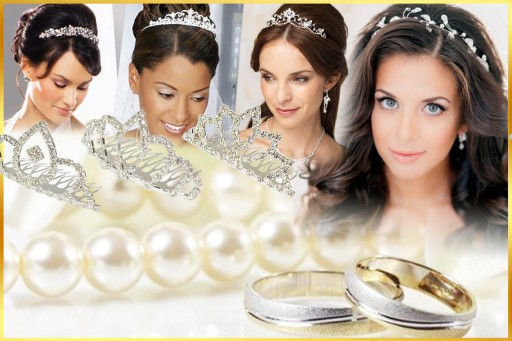 DIADEM Hrebeň Ozdoba do vlasov Hrebeň SVADBA Svadba