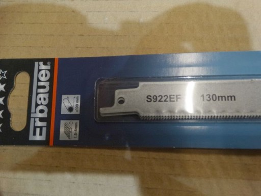 Erbauer S922EF pílový list do šavle 2 ks