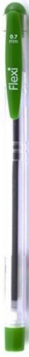 Guľôčkové pero 0,7 mm zelené PENMATE FLEXI 3 ks.