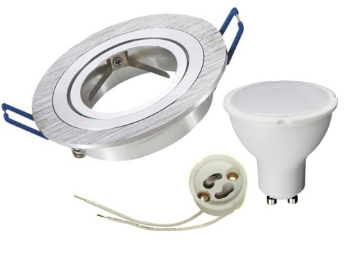 HALOGÉNOVÉ HLINÍKOVÉ SVIETIDLO + LED GU10 6W SET