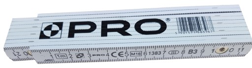 PRO Zvinovací meter, skladací meter, 1 m, ABS B3