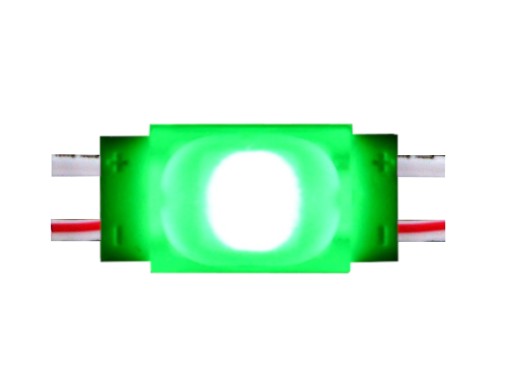 VEĽMI JASNÝ MINI LED MODUL ZELENÁ 0,36W 12V DC