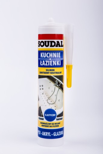 Soudal Sanitárny silikón, bezfarebný, 280 ml