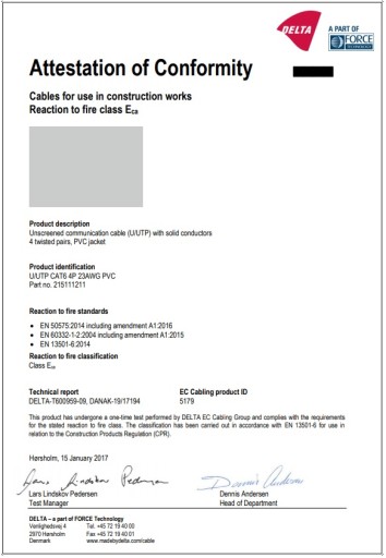 NETSET U/UTP kábel kategórie 6 TWISTED PAIR interný. 1 m