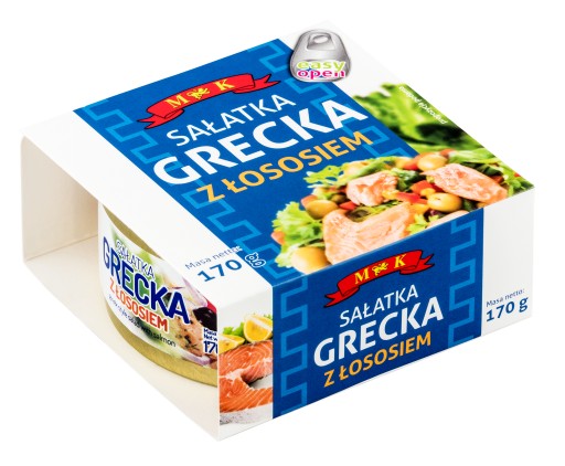 Grécky šalát s LOSOSOM 170g