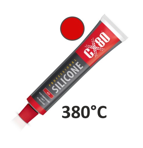 VYSOKOTEPLOTNÝ SILIKÓN CX-80 červený 80ml