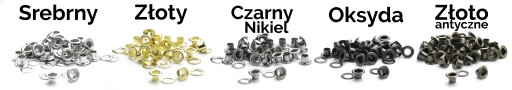 Leathercraft očká priemer 6 mm. 100 + 100 ks Na tašky