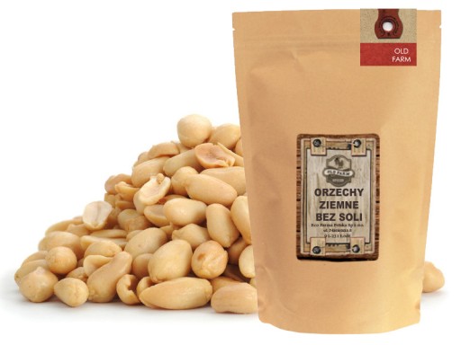 PRAŽENÉ ARAŠIDY BEZ SOLI 1 KG ORECHOV