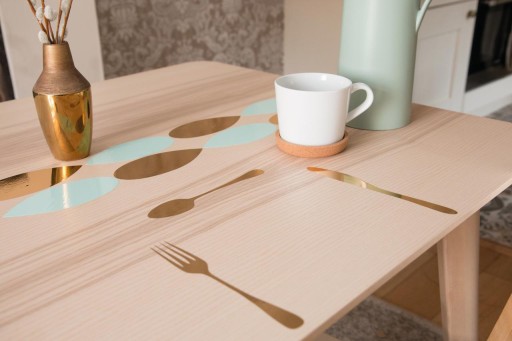 Nábytková dyha Dekoratívna fólia pre nábytkové stolové skrinky MINT GLOSS DIY