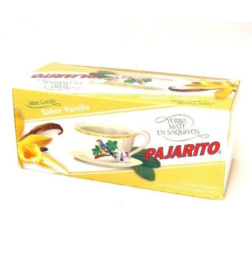 Yerba Mate Pajarito Vanilka Cocido 20x3g Vanilka