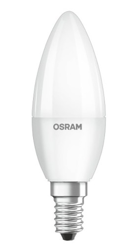LED SVIEČKOVÁ žiarovka E14 4,9W 40W 470lm OSRAM 2700K