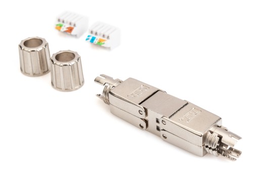 Hlavňový konektor RJ45, kategória 6a STP, bez použitia náradia