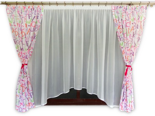 MG TK ZÁCLONA VOIL LISTY farba 150CM