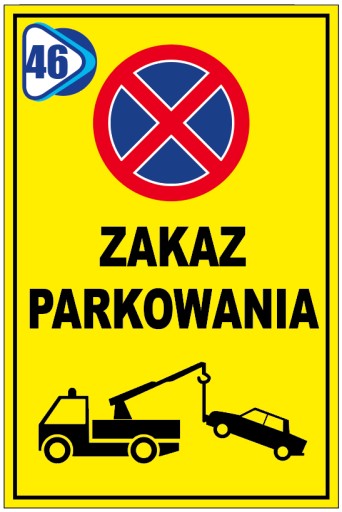 TABUĽKA ZÁKAZ PARKOVANIA 30x20 dibond tabuľka
