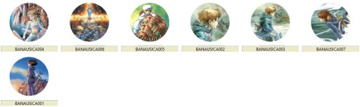Manga Anime Nausicaa Pins VEĽKÝ VÝBER