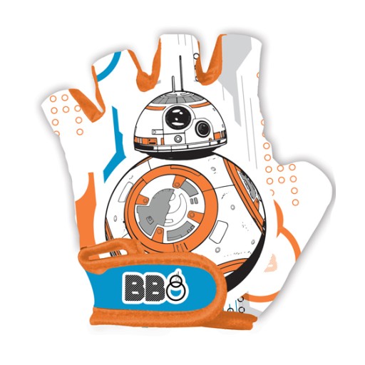 DETSKÉ CYKLISTICKÉ RUKAVICE CHRÁNIČE NA BICYKLE STAR WARS 3-8 ROKOV
