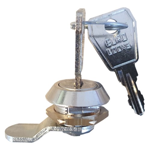 EURO-LOCK KAZETOVÝ ZÁMOK - Ø 16 mm KRÁTKY ZÁMOK