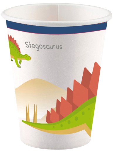 PAPIEROVÉ POHÁRKY DINOSAURS NARODENINY-3912