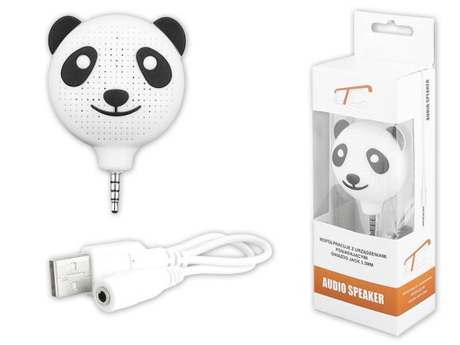 MINI REPRODUKTOR PANDA TEL059, ČIERNA.