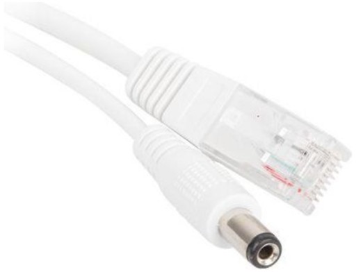 NAPÁJANIE POE ADAPTÉRA CEZ DC RJ45 SKÚTENÝ KÁBEL HQ