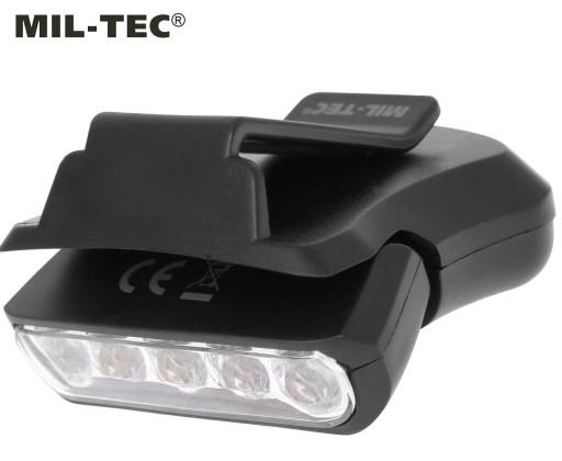 ČELOVÁ LAMPA s Klipmi na klobúk, šilt, batoh
