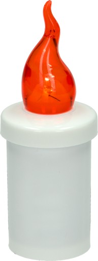 Vložka do sviečky LED Subito S-5, lampáš ČERVENÝ