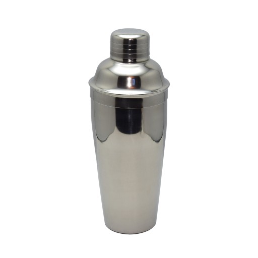BARTMAN SHAKER NA NÁPOJE KOKTEJLY SHAKER 500ml SKLENENÝ 0,5L STRIEBORNÝ