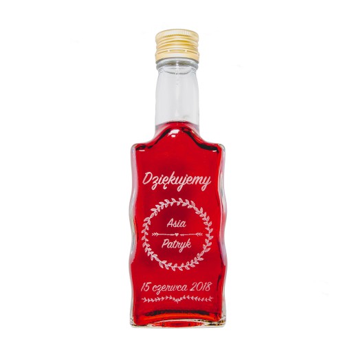 fľaštičky na tinktúry 200ml svadobné gravírovanie