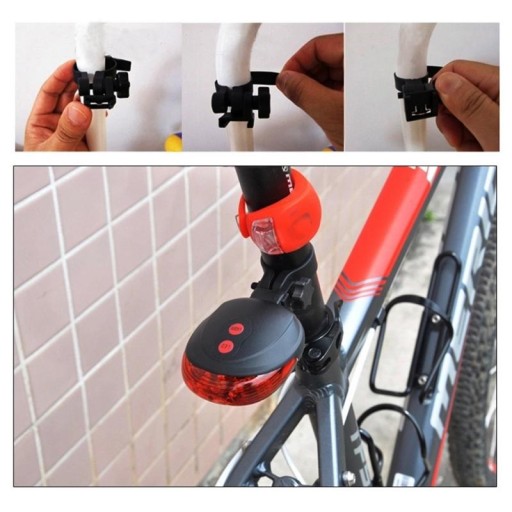LASER LED zadné svetlo na bicykel UFO zadný bicykel