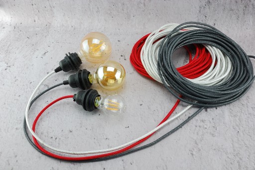 Držiak e27, dva krúžky, príruby, zámok LOFT