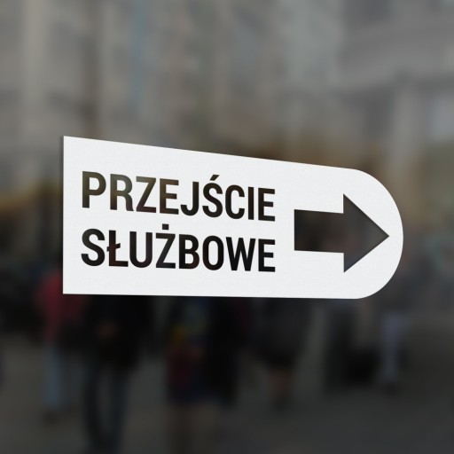 Nálepku OBCHODNÝ PRICHOD, firma, kancelária, obchod