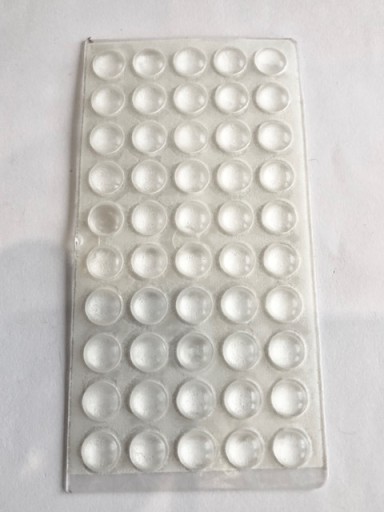 Tlmič pérovania Silikónový nárazník fi 10x 3 mm 50 ks