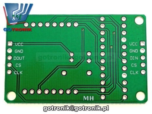 8x8 MAX7219 LED zobrazovací modul - DIY___BTE-164