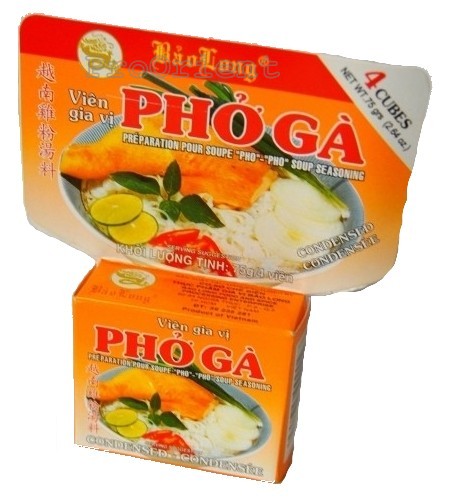 PHO GA kocky hydinového bujónu, 4 ks