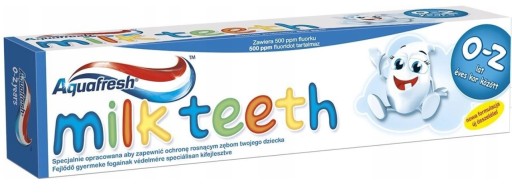 Zubná pasta Aquafresh Milk Teeth 0-2 roky 50 ml