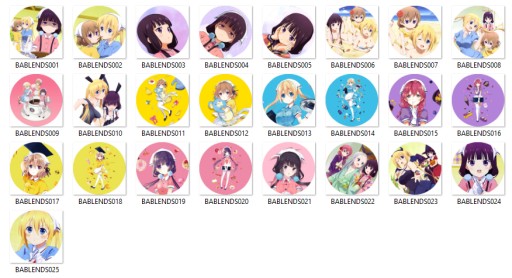 Manga Anime Blend S Pins MNOHÉ DIZAJNY