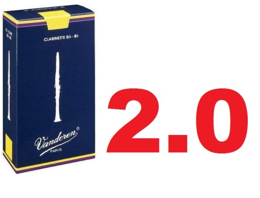 VANDOREN klarinetový plátok, tvrdosť: 2,0