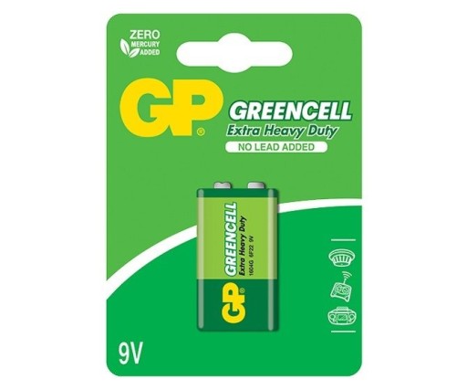 GP GREENCELL 6F22 9V zinkovo-chloridová batéria