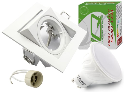 LUMINAIRE HALOGEN EYELET držiak žiarovky s GU10 6W LED