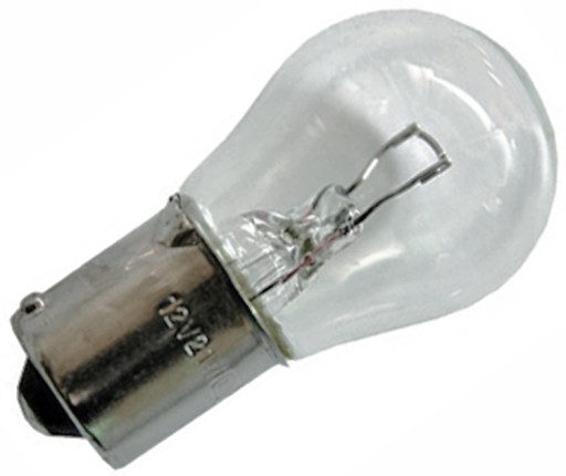 Žiarovka 12V 21W S25 Bezfarebná BA15S MZ ETZ Simson WSK SHL Romet Junak