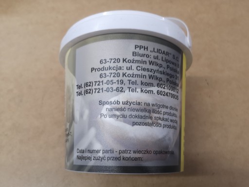 LIDO 1L pasta na umývanie rúk BHP workshop SKVELÁ