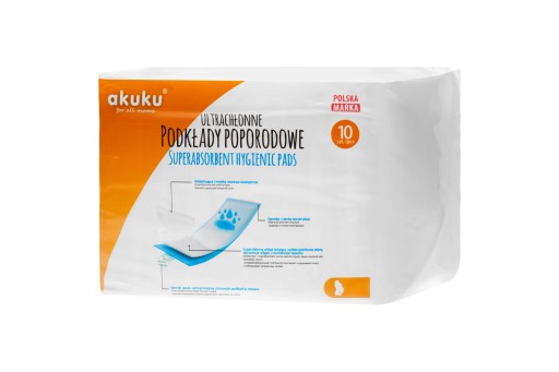 AKUKU ABSORPČNÉ VLOŽKY PO PôRODE, HYDRAULICKÉ VLOŽKY, 10 KS.