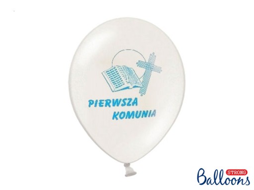 Balóny, ozdoby na prvé sväté prijímanie s konfetami