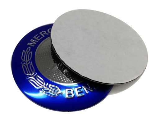 vypuklá hliníková nálepka emblém Mercedes 56mm