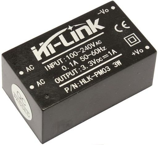 Napájací modul 3,3V 900mA 3W AC DC 230V HLK-PM03